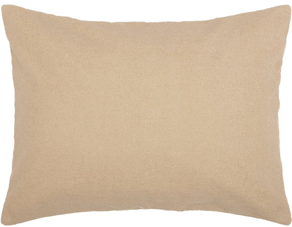 Burlap Vintage Standard Sham 21x27, Primitive Country Farmhouse Bedding Home Decor.