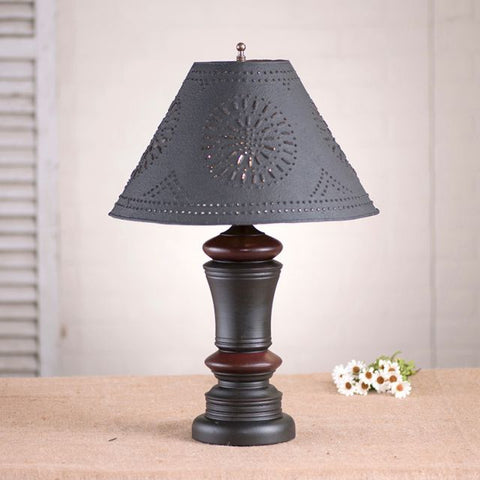 Peppermill Lamp with Shade