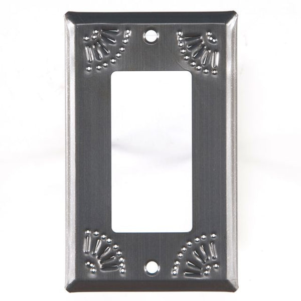 Rocker Switch Cover with Chisel in Country Tin Set of 2