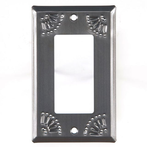 Rocker Switch Cover with Chisel in Country Tin Set of 2