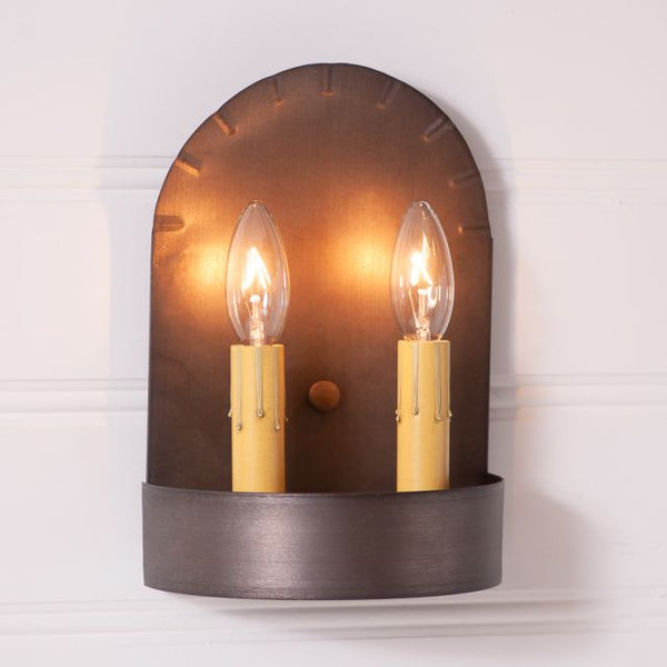 Beautiful in its simplicity, the warm glow of our sconces provide a hearty country welcome to every room in your home, from entryway to family room. A versatile decorating accessory, it is perfect either alone or as part of a wall grouping.