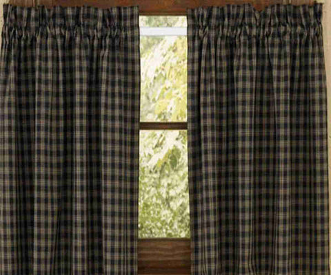 Sturbridge Black Tier Panels Unlined 36 in.