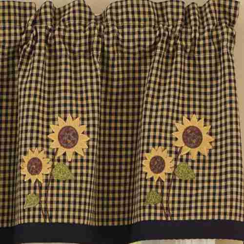 Sunflower Check fabric sample