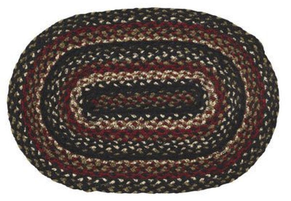 Tartan Braided Oval Placemat set/4