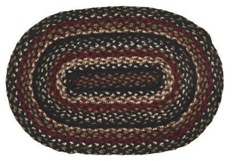 Tartan Braided Oval Placemat set/4