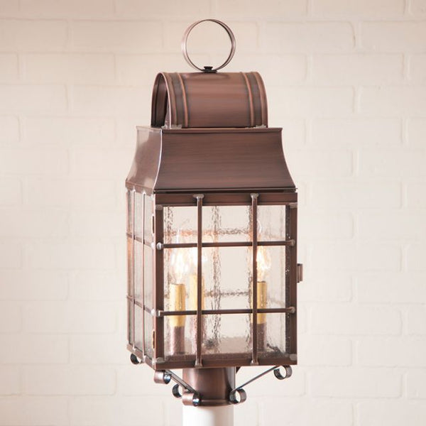 Washington Post Lantern in Antique Copper