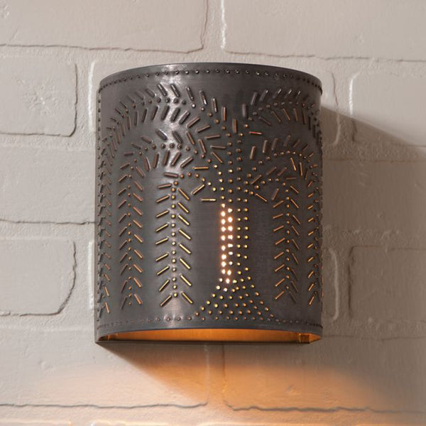The warm glow of our sconces provide a hearty country welcome to every room in your home from entryway to family room.