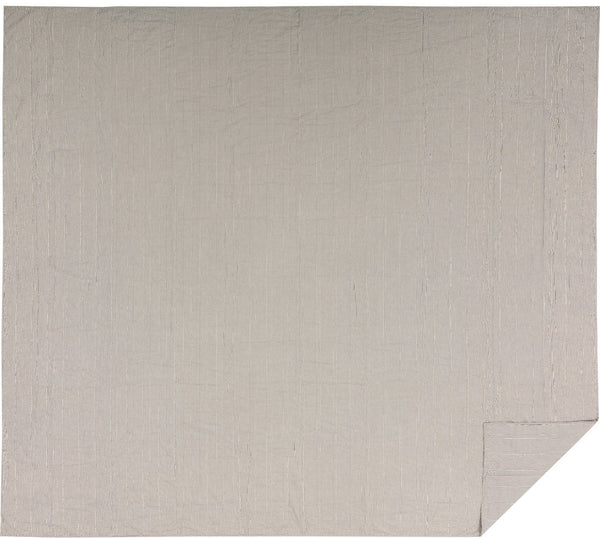 Hatteras Seersucker Blue Ticking Stripe California King Quilt Coverlet 130Wx115L, denim blue and cotton white in an elegant ticking stripe. A special seersucker fabric gives this simple but graceful look a premium feel to the hand and eyes. Primitive Country Farmhouse Bedding Home Decor.